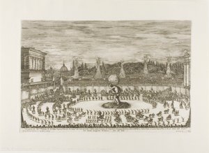 Equestrian Ballet in the Amphitheater of the Boboli Gardens by Stefano della Bella