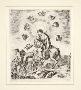 Flight into Egypt by Stefano della Bella