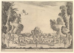Fourth Scene, The Sea, from The Marriage of the Gods by Stefano della Bella