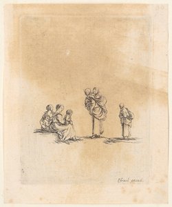 Women and Children by Stefano della Bella