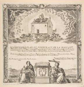 Frontispiece for The True Plan and Portrait of the House of the Holy Virgin by Stefano della Bella