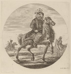 Hungarian Cavalier by Stefano della Bella