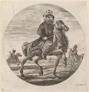 Hungarian Cavalier by Stefano della Bella