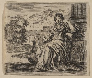 Juno, from Game of Mythology, 1644 by Stefano della Bella