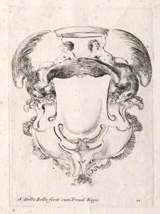 New Model for a Cartouche by Stefano della Bella