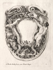 New Model for a Cartouche by Stefano della Bella