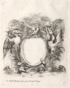 New Model for a Cartouche by Stefano della Bella