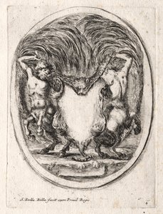 New Model for a Cartouche by Stefano della Bella