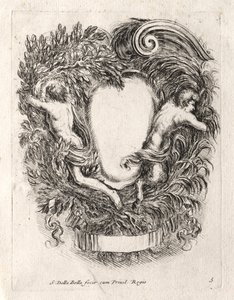 New Model for a Cartouche by Stefano della Bella