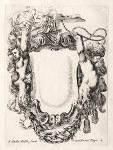 New Model for a Cartouche by Stefano della Bella