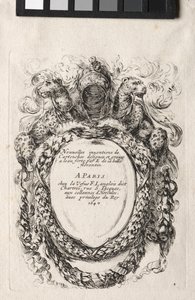 New Model for a Cartouche, 1647 by Stefano della Bella