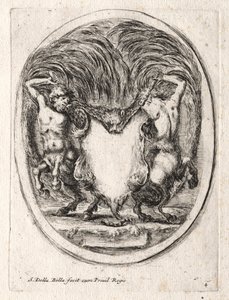 New Model for a Cartouche by Stefano della Bella