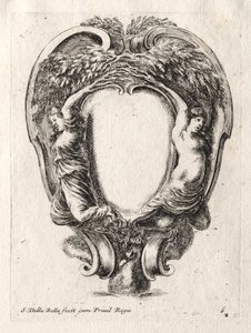 New Model for a Cartouche, 1647 by Stefano della Bella