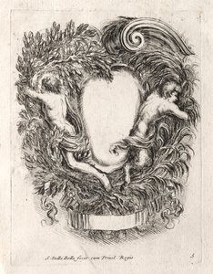New Model for a Cartouche by Stefano della Bella