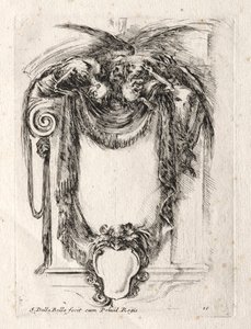 New Model for a Cartouche by Stefano della Bella