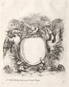 New Model for a Cartouche, 1647 by Stefano della Bella