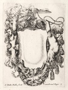 New Model for a Cartouche by Stefano della Bella