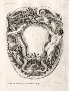 New Model for a Cartouche by Stefano della Bella