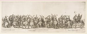 Part of the Entrance of the Polish Legation G and H, 1633 by Stefano della Bella
