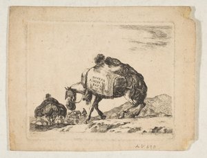 Plate 1: a pack horse, from 