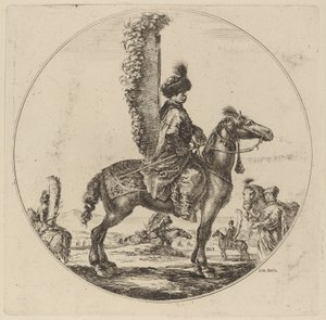 Polish Hussar by Stefano della Bella
