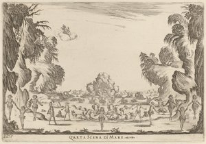 Fourth Sea Scene by Stefano della Bella
