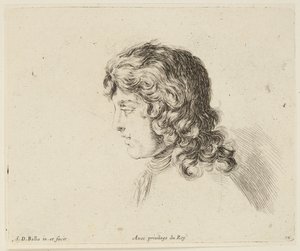 Study (The Principles of Drawing, 25) by Stefano della Bella