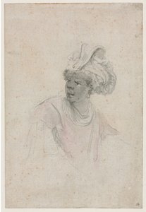 Study of a Moor, Facing to the Left by Stefano della Bella