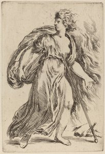 Suicide of Dido by Stefano della Bella