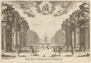 Terza Scena Giardino di Venere by Stefano della Bella