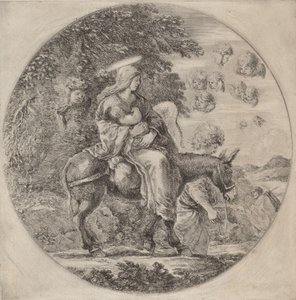 The Flight into Egypt, probably 1662 by Stefano della Bella