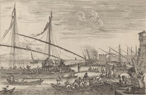 The Fortifications at Livorno by Stefano della Bella