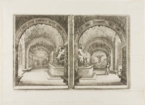 The Grotto of Pan and Fame by Stefano della Bella