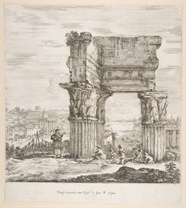 The Temple of Vespasian and the Roman Forum