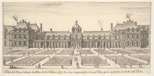 The Palace of Catherine de Medici, Called the Tuileries by Stefano della Bella