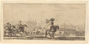 Troop Entry into a City by Stefano della Bella
