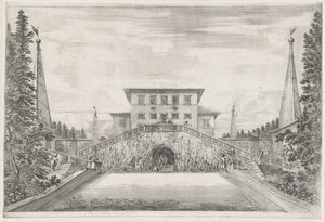 Villa Pratolino (series title) by Stefano della Bella