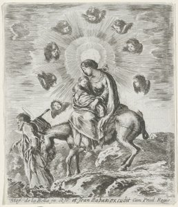 Flight into Egypt by Stefano della Bella