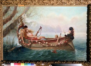 In a Boat by Stepan Vladislavovich Bakalovich