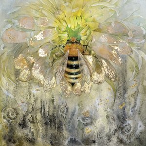 Golden Bee on Bloom