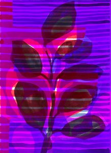 Botanical Stripe I by Stephen Dow
