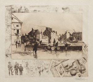 A Gale at Fécamp, Normandie