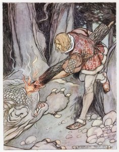 Illustration for Siegfried the Dragon-Slayer by Stephen Reid