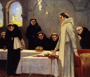 Saint Benedict and the Monks
