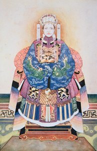 Tzu-Hsi, after a Chinese drawing