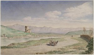 Scene at Ponte Molle in the Roman Countryside by Stilling, H.C.
