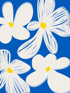 Cheerful White Blooms