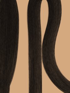Sleek Dark Brown Hair