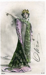The beautiful Otero, postcard early 20th century by Studio Reutlinger
