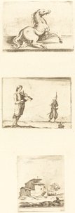 Sheet of Etchings by Style of Jacques Callot